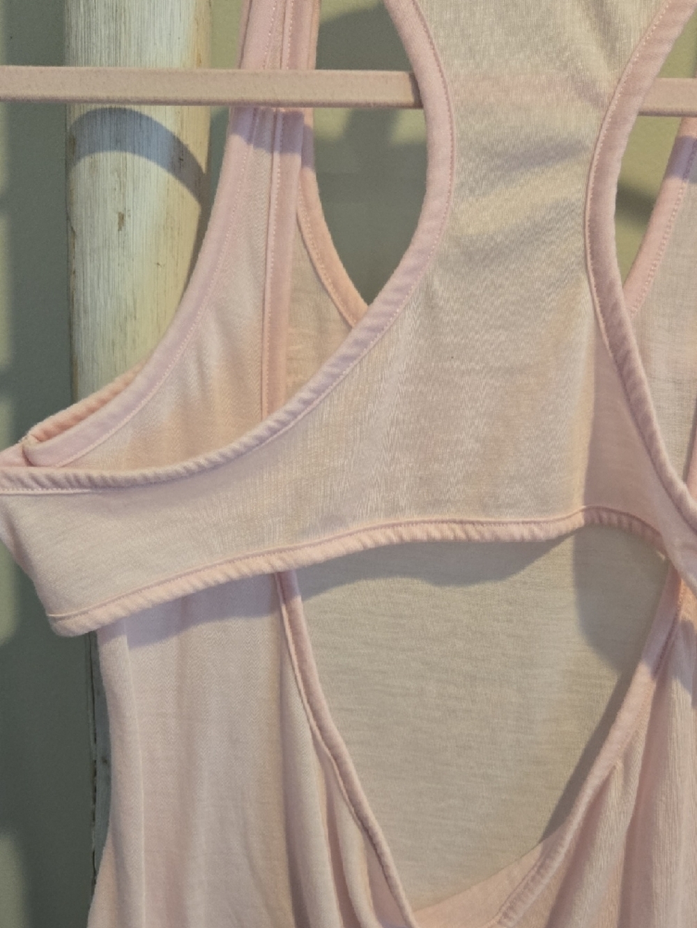 Gymshark Light Pink Gym Racerback Tank Small - Picture 7 of 8